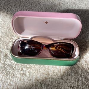 New Kate Spade Paxton 2 Dark Havana Sunglasses